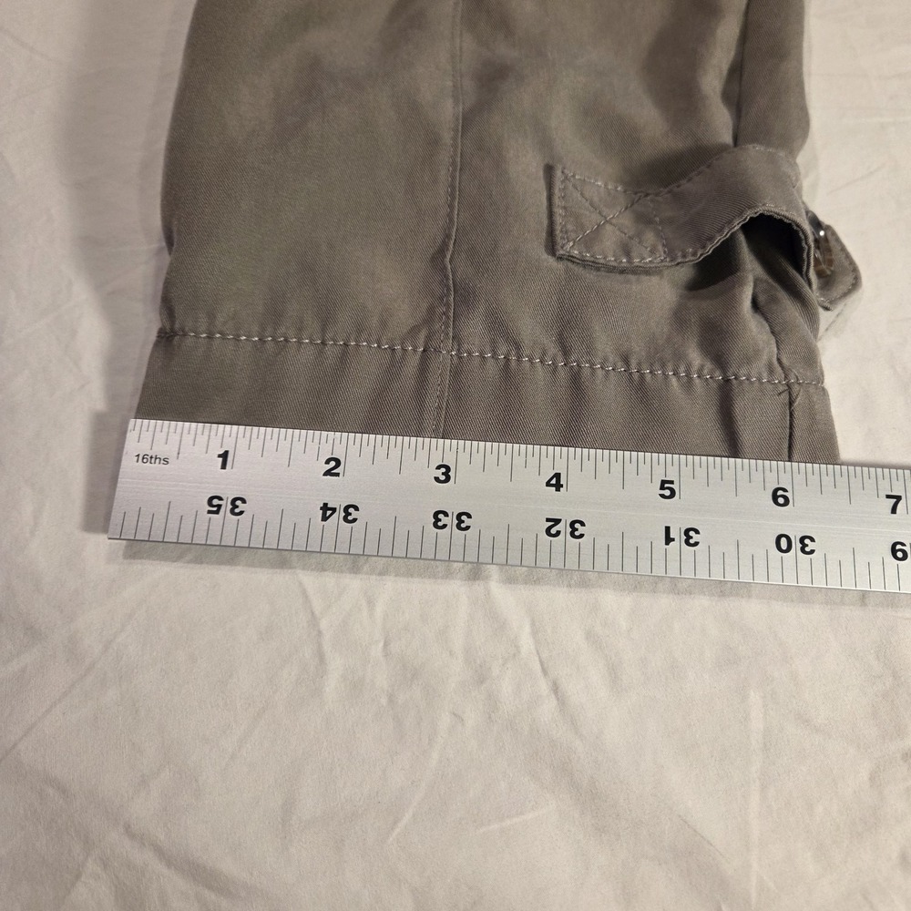 Banana Republic Paperbag Waist Cropped Tapered Leg Pants, Women's Size 12 Petite - Picture 10 of 10